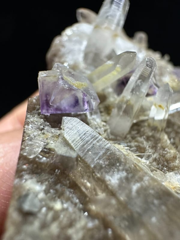 Quartz from Yaogangxian Mine, Yizhang Co., Hunan, China, individual mineral specimen view 4