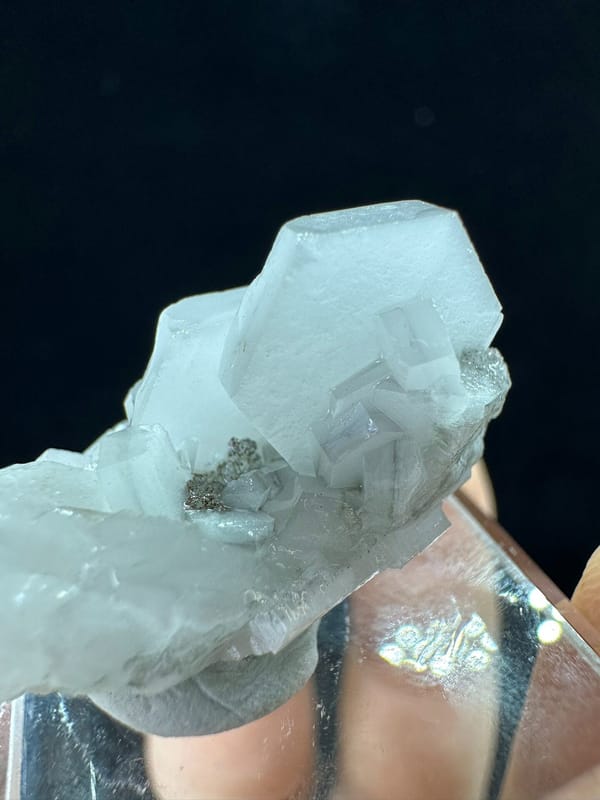 Calcite from Yaogangxian Mine, Yizhang Co., Hunan, China, individual mineral specimen view 2