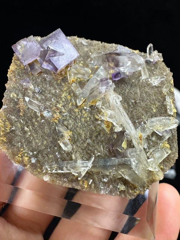 Fluorite from Yaogangxian Mine, Yizhang Co., Hunan, China, individual mineral specimen view 1