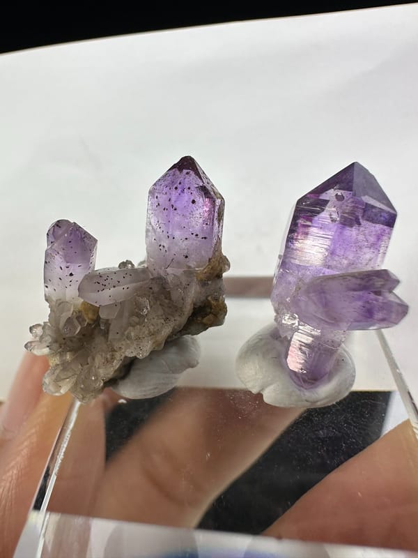 Amethyst from Zimbabwe, individual mineral specimen view 1