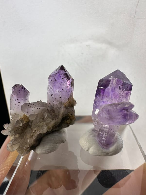 Amethyst from Zimbabwe, individual mineral specimen view 2