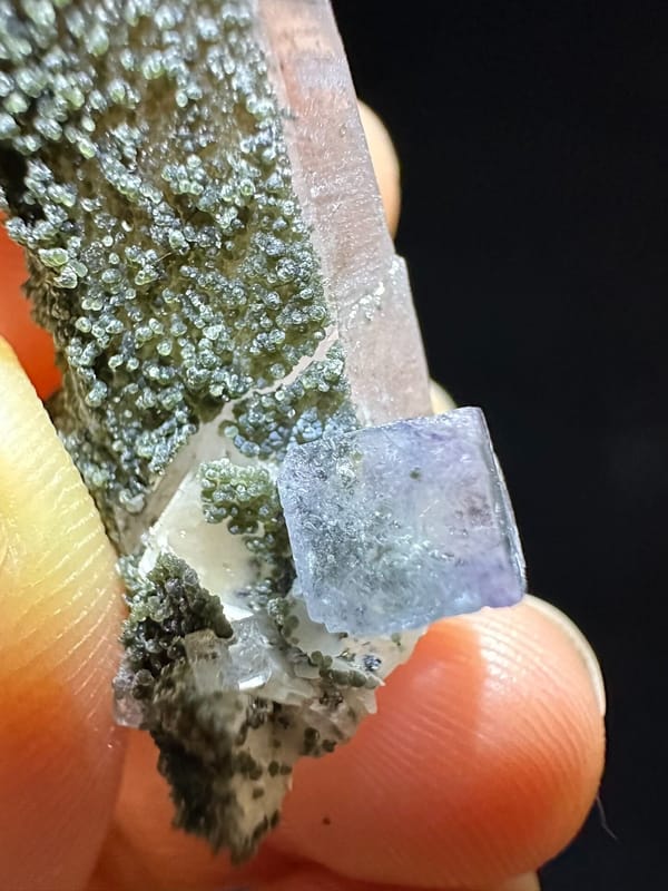 Quartz from Yaogangxian Mine, Yizhang Co., Hunan, China, individual mineral specimen view 4