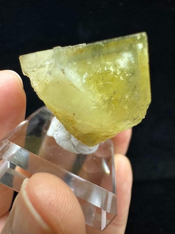 Fluorite from Beijing, China, individual mineral specimen view 4