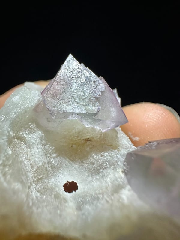Fluorite from Zhejiang, China, individual mineral specimen view 1