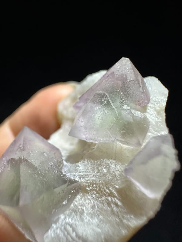 Fluorite from Zhejiang, China, individual mineral specimen view 2