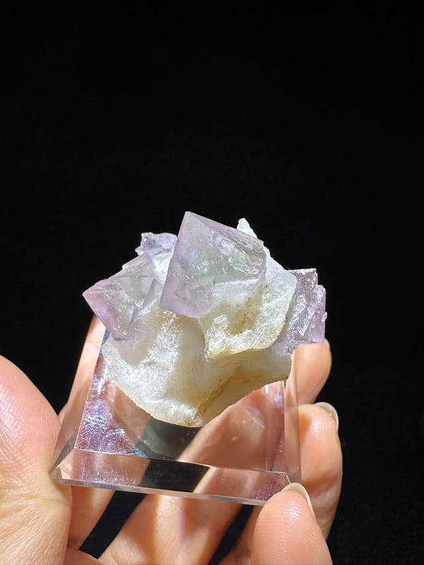 Fluorite from Zhejiang, China, individual mineral specimen view 5