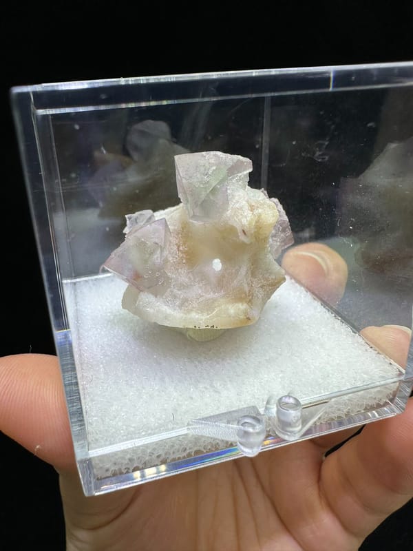 Fluorite from Zhejiang, China, individual mineral specimen view 7