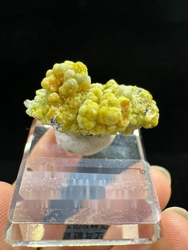 Pyromorphite from Shizhuyuan, Hunan, China, individual mineral specimen view 1