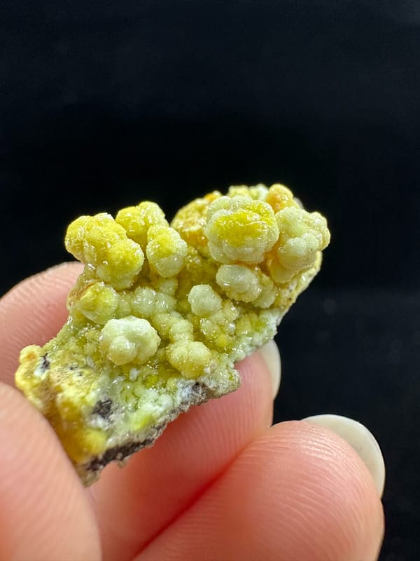 Pyromorphite from Shizhuyuan, Hunan, China, individual mineral specimen view 4