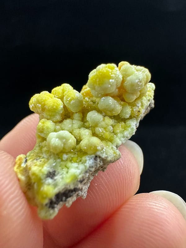 Pyromorphite from Shizhuyuan, Hunan, China, individual mineral specimen view 5