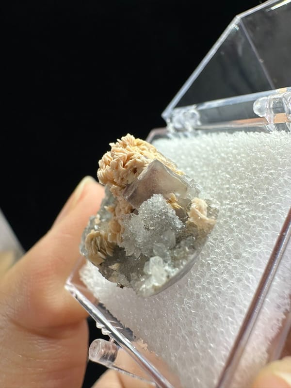 Fluorite from Anhui, China, individual mineral specimen view 2