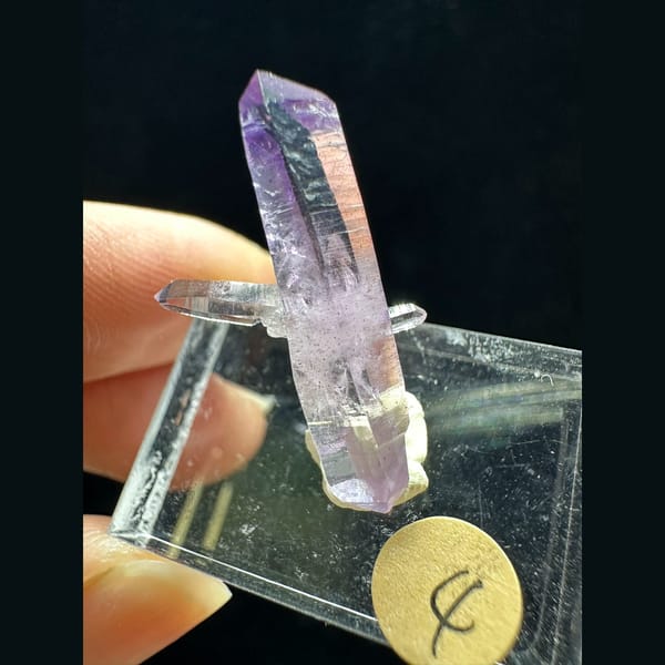 Double-Terminated Quartz Assortment - detail view