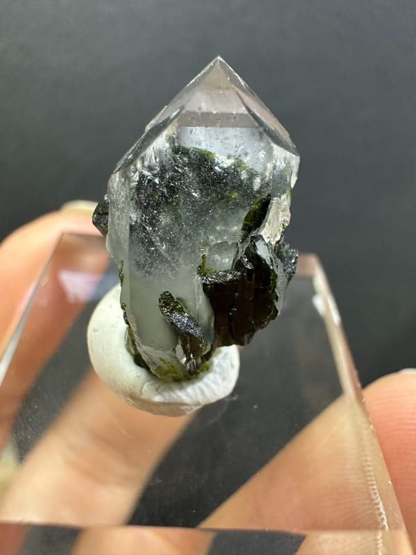 Epidote from Pakistan, individual mineral specimen view 1