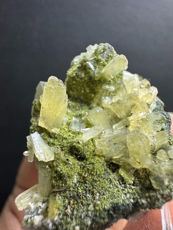 Zeolite from Fujian, China, individual mineral specimen view 2