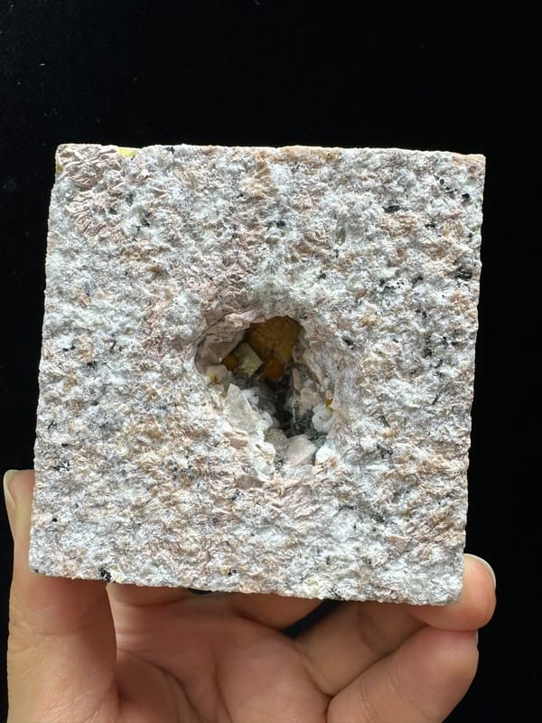 Chabazite from Fujian, China, individual mineral specimen view 1