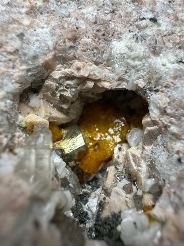 Chabazite from Fujian, China, individual mineral specimen view 3