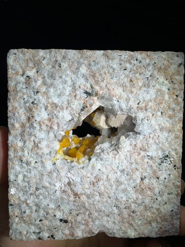 Chabazite from Fujian, China, individual mineral specimen view 1