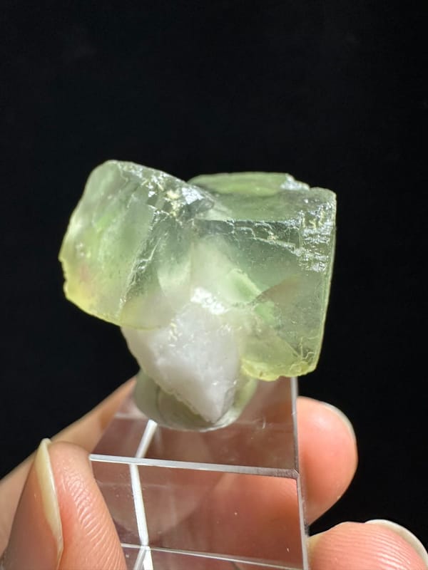 Candle quartz from Inner Mongolia, China, individual mineral specimen view 1