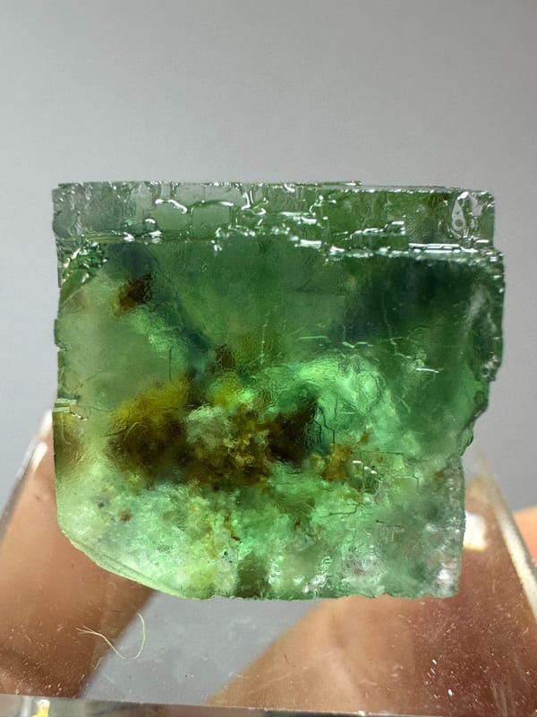 Fluorite from Namibia, individual mineral specimen view 3