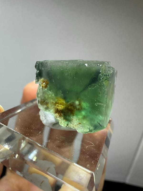 Fluorite from Namibia, individual mineral specimen view 6