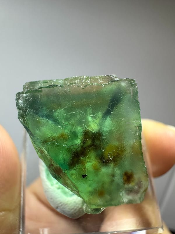 Fluorite from Namibia, individual mineral specimen view 7