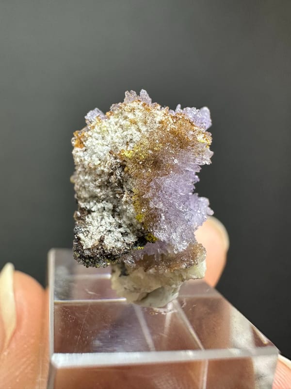 Creedite, individual mineral specimen view 3 for a mineral collection