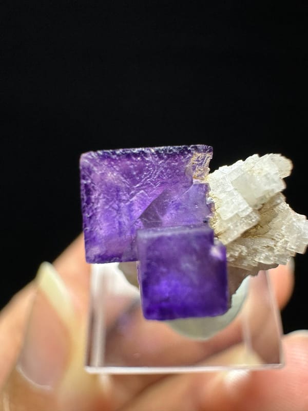 Fluorite from Xinjiang, China, individual mineral specimen view 3