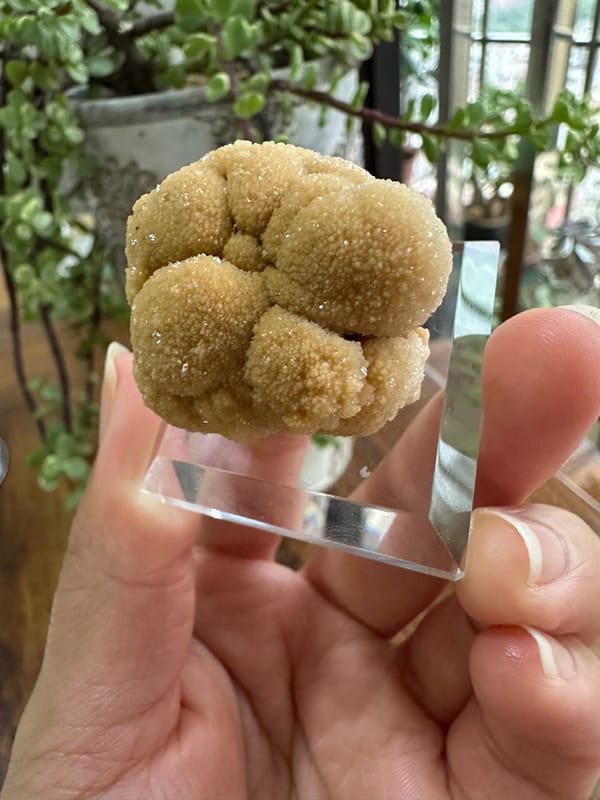 Calcite from Yunnan, China, individual mineral specimen view 2