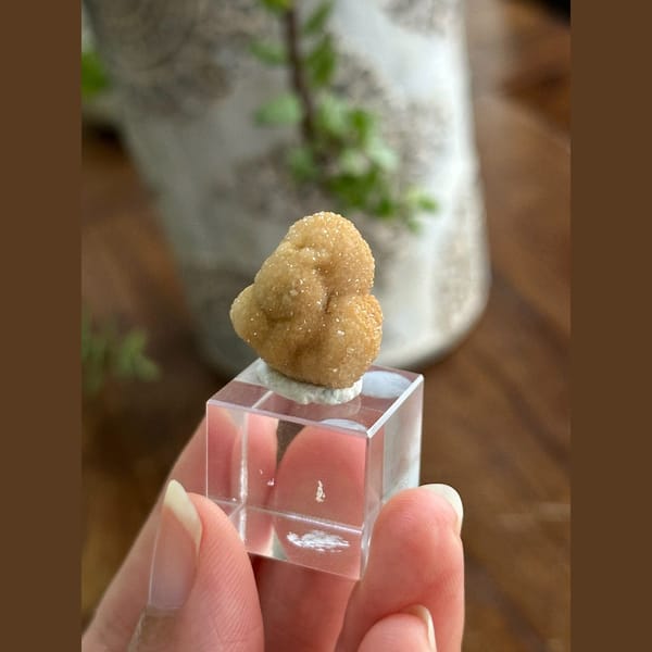 Tiny Calcite Rosette from Yunnan - complete view