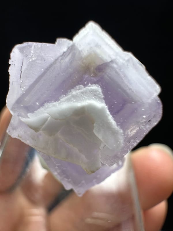 Fluorite from Yunnan, China, individual mineral specimen view 2