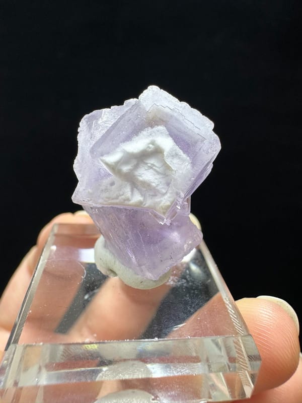 Fluorite from Yunnan, China, individual mineral specimen view 3