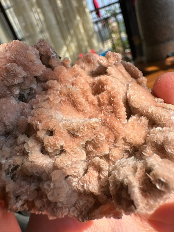Calcite from Inner Mongolia, China, individual mineral specimen view 1