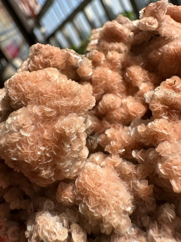 Calcite from Inner Mongolia, China, individual mineral specimen view 2