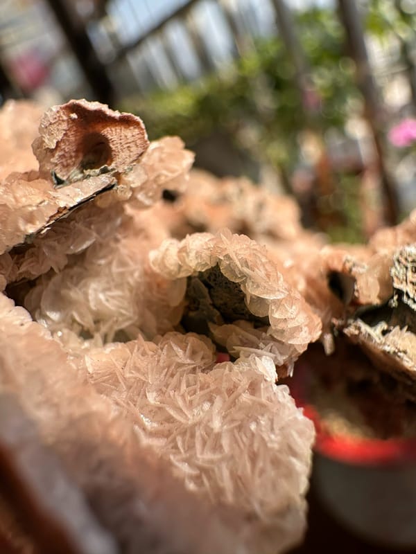 Calcite from Inner Mongolia, China, individual mineral specimen view 3