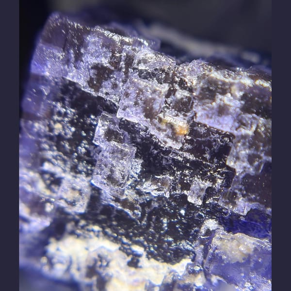 Indigo fluorite crystal from Xinjiang, natural mineral for display, photo 5 of 8