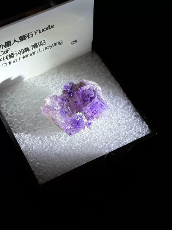 Fluorite Crystal — Luoyang, China, natural mineral specimen, photo 4 of 4