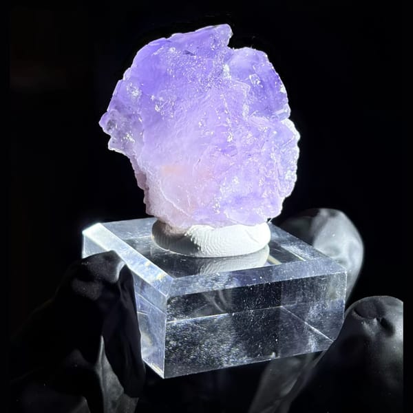 Matrix crystal of fluorite from Xinjiang, one-of-a-kind specimen, photo 3 of 3