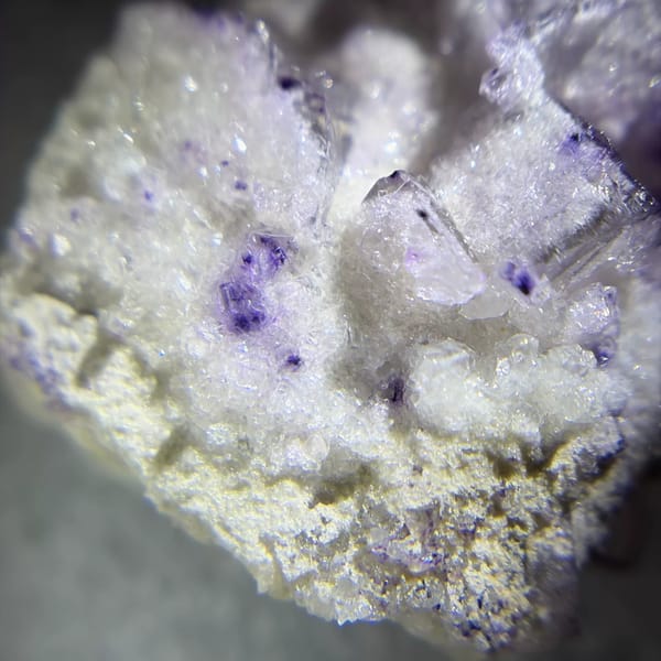 Purple-edge fluorite from Guizhou, China, natural mineral specimen, photo 4 of 4