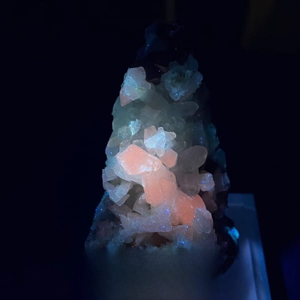 Pyrite cubes on white quartz and dolomite from Shangbao Mine, Hunan, China, view 2 of 9