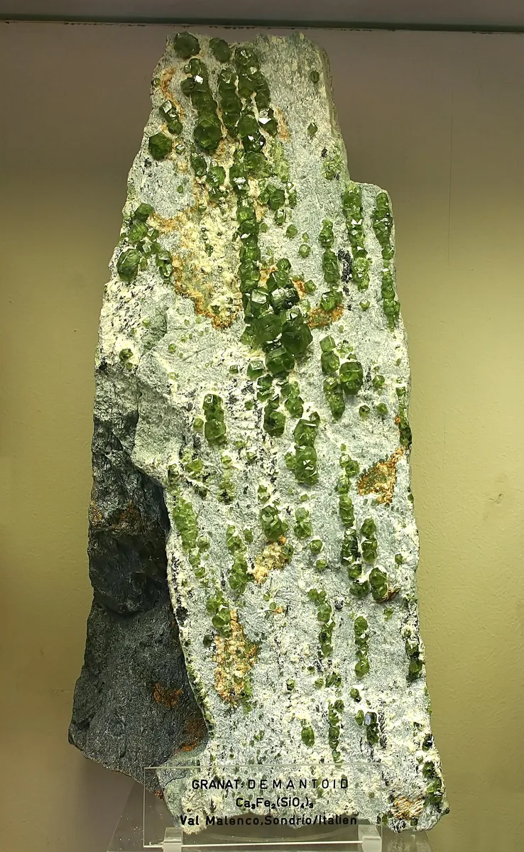 Demantoid from Val Malenco, Italy